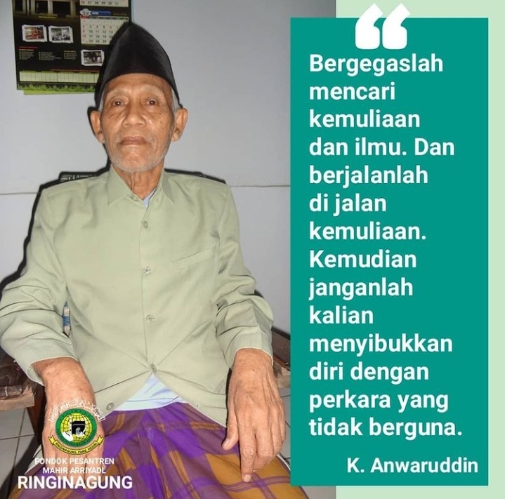 Kiai Anwaruddin dan Wirid Kitab Jurumiyah; Catatan Singkat Hari Guru