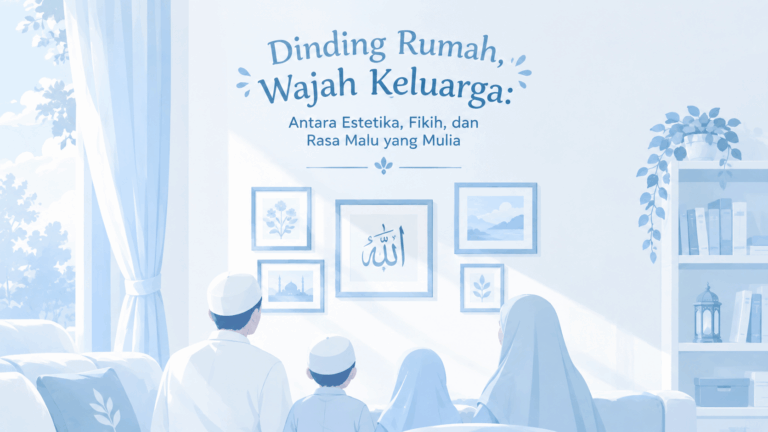 Dinding Rumah, Wajah Keluarga: Antara Estetika, Fikih, dan Rasa Malu yang Mulia
