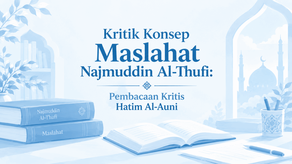Kritik Konsep Maslahat Najmuddin Al-Thufi: Pembacaan Kritis Hatim Al-Auni